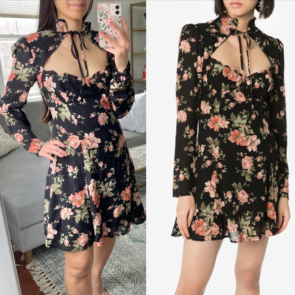HTF Reformation Vivianne Dress in Baroque